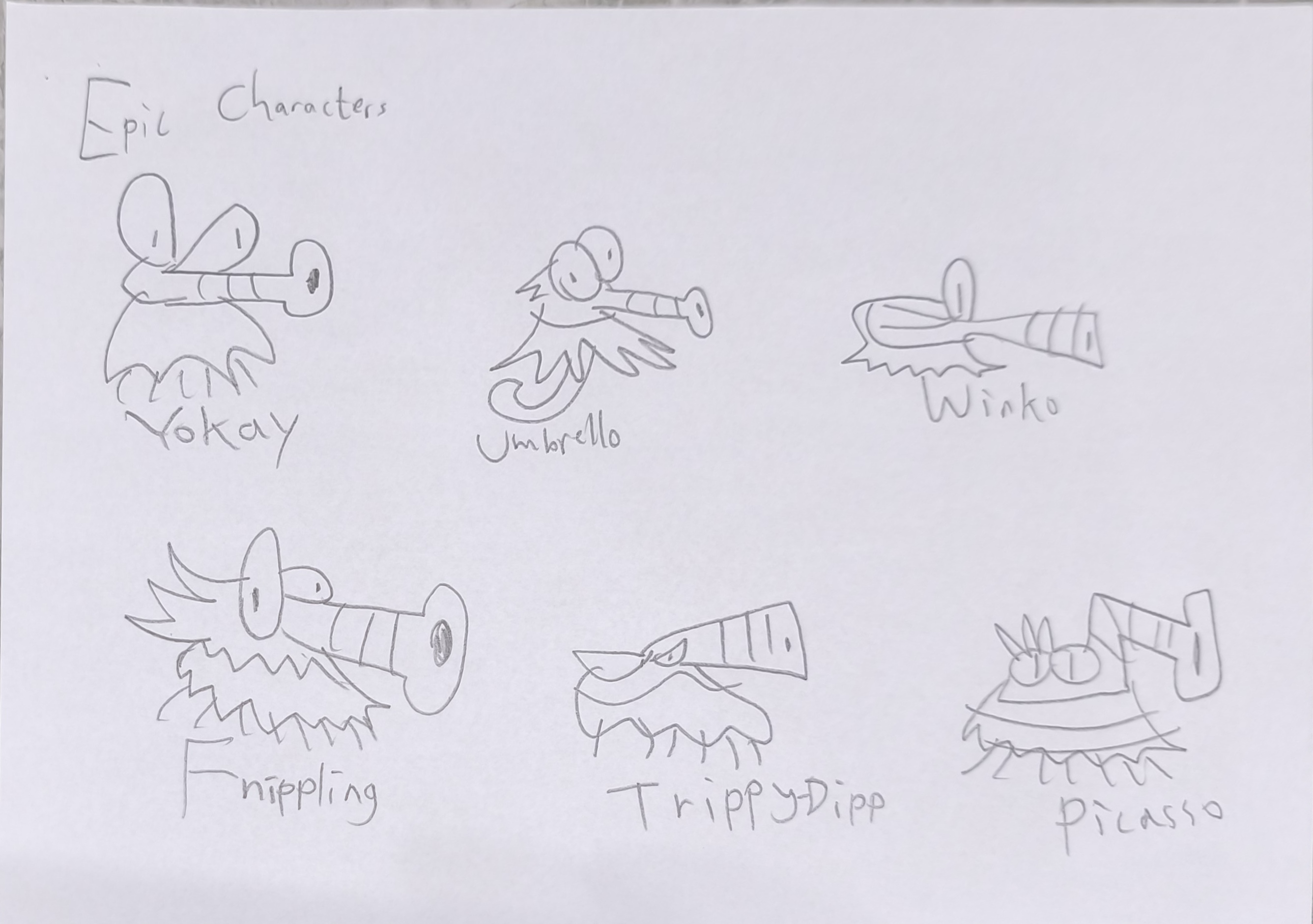 Hand-drawn Hopp Hopper game design sketch 6