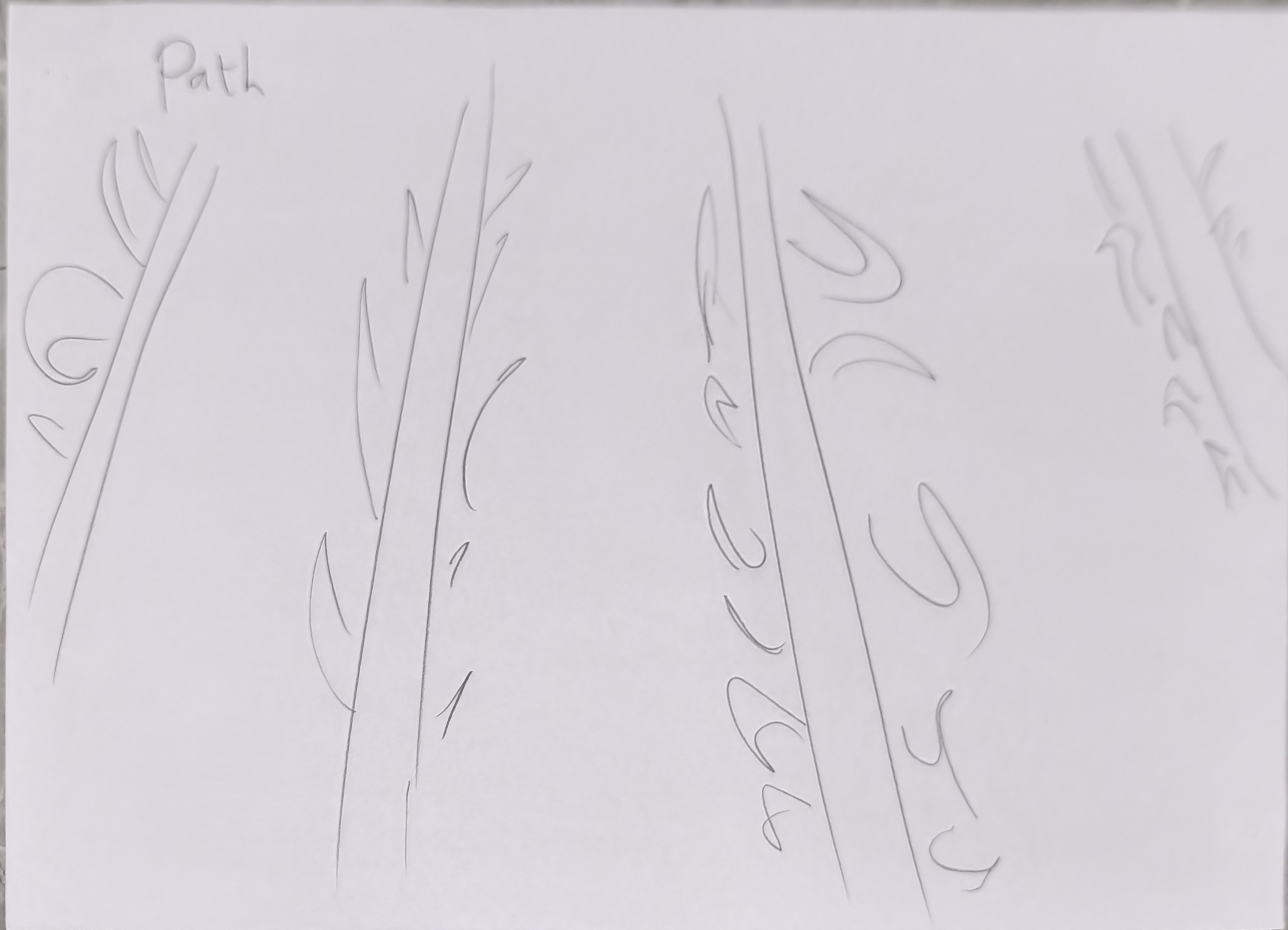 Hand-drawn Hopp Hopper game design sketch 7